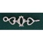 Emerald Cut Accented Pre-notched Bracelet Link