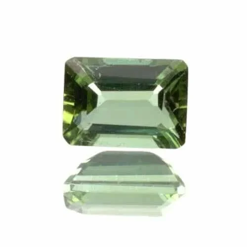 Green Tourmaline Emerald Cut