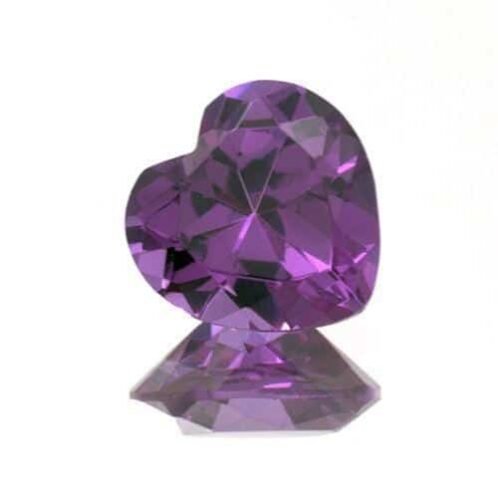 Alexandrite Lab Created Sapphire Hearts