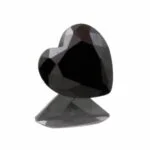 Black Cubic Zirconia Hearts