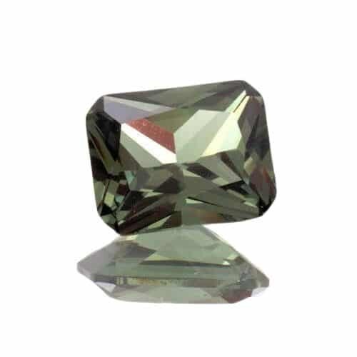 Lab Created Green Spinel Emerald Cuts
