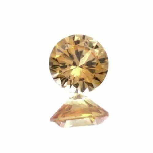 Lab Created Yellow Sapphire Rounds- Small Sizes