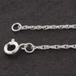 Sterling Silver Light Double Rope Chain