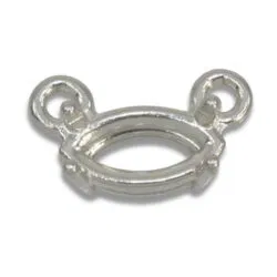 Marquise Pre-notched Dangle Pendant Mounting