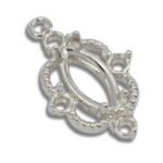Marquise Accented Milgrain Pre-notched Dangle