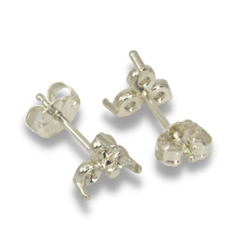 Round Tri-Cluster Pre-notched Earring Mountings