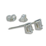 Moissanite Pear Earring Studs