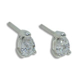 Moissanite Pear Earring Studs