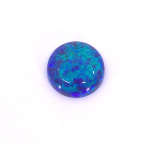 Lab Created Blue Opal Rounds - 8mm