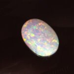 Lab Created White Opal Oval Cabochons