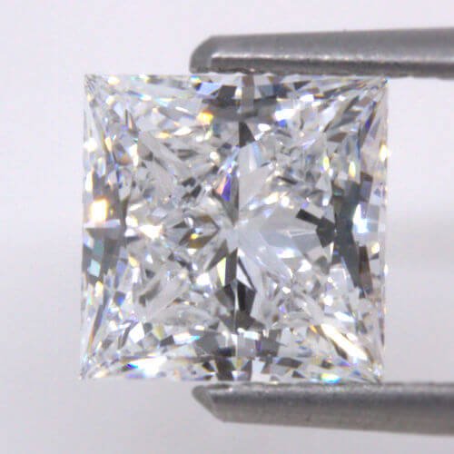 Lab Created Diamond Princess Cut 1.2ct