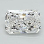 Lab Created Diamond Radiant Cut 1.52ct E VS1 IGI Cert