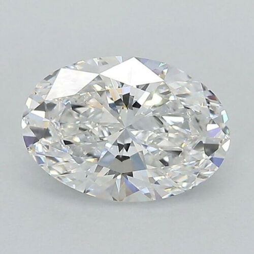 Lab Created Diamond Oval 1.70ct D VVS2 IGI Cert