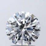 Lab Created Diamond Round 2.01ct E VVS2 IGI Cert