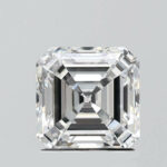 Lab Created Diamond Asscher Cut 1.52ct D VVS2 IGI Cert