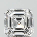Lab Created Diamond Asscher Cut 1.69ct E VVS2 IGI Cert