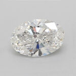 Lab Created Diamond Oval 1.53ct E VVS2 IGI Cert