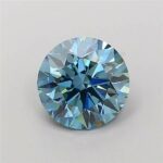 Lab Created Royal Blue Diamond Rounds 2mm - 4mm VS