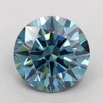 Lab Created Royal Blue Diamond Rounds 2mm - 4mm VS