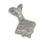 Lab Created Four Stone Pendant