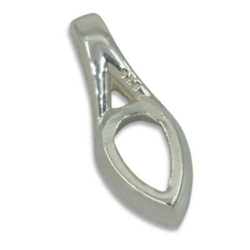Pear Bezel Design with Prongs Pre-notched Pendant Mounting