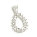 Pear Cluster Pendant Mounting - 15x10mm