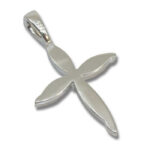 Petal Design 2mm Round Cross Pre-notched Pendant Mounting