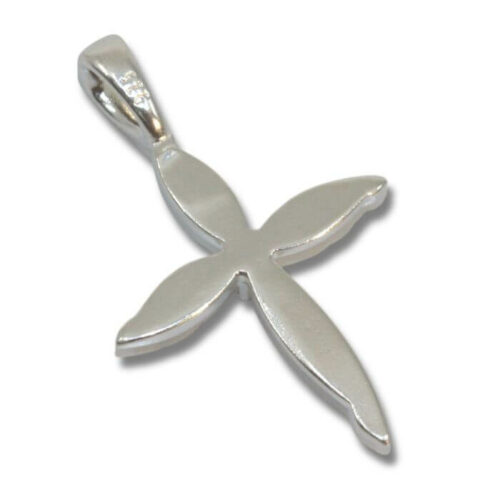 Petal Design 2mm Round Cross Pre-notched Pendant Mounting