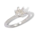 Crown Style 6-Prong Round Pre-notched Ring