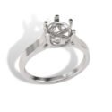 Round Solitaire Rings