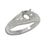 Sun Ray Deco 6mm Round Pre-Notched Ring Mounting