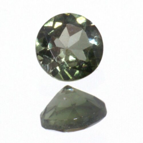 Green Tourmaline 4mm Round 0.30ct