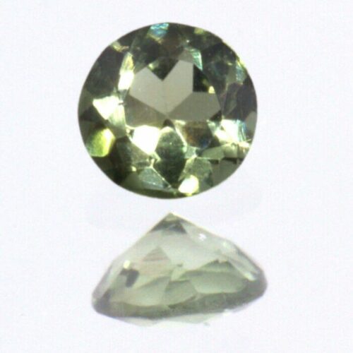 Green Tourmaline 4mm Round 0.27ct