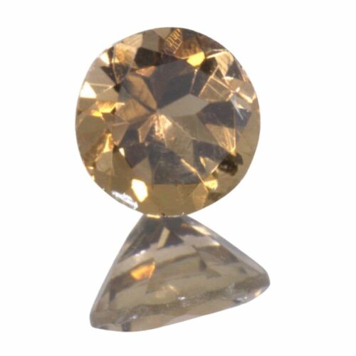 Yellow Orange Tourmaline 4.7mm Round 0.42ct