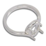 Round Cabochon Bypass Ring Mounting