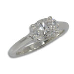Chloe - East West Solitaire Lab Created Diamond 1.36ct E VS1 Ring IGI Cert