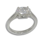 Chloe - East West Solitaire Lab Created Diamond 1.36ct E VS1 Ring IGI Cert