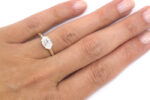 Chloe - East West Solitaire Lab Created Diamond 1.36ct E VS1 Ring IGI Cert