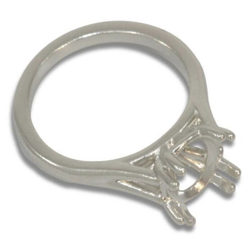 Oval Split Cathedral Pre-notched Ring Mounting