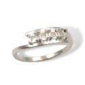 Split Band Four Stone (4) Round Mothers Ring Mounting