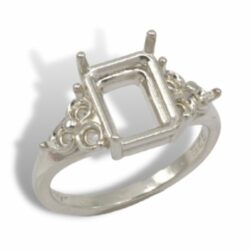 thumbnail image 2 of Oval Wire Basket Style Dangle Mounting – Pre-notched Prong Setting – Jamming Gems USA 2 of 5
