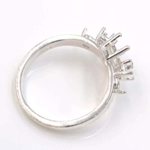 Marquise Double Accented Ring Mounting