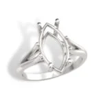 Marquise Cathedral Split Shank Ring Mounting