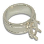 Marquise Cigar Band Style Ring Mounting