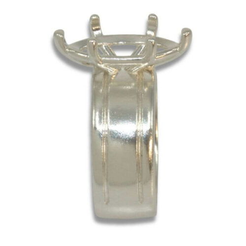 Marquise Cigar Band Style Ring Mounting