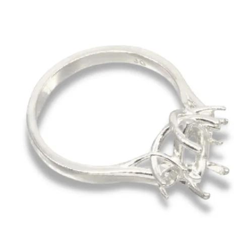 Marquise Accented Trellis Pre-notched Ring Mounting