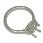 Hexagon Cathedral Pre-notched Ring Mounting