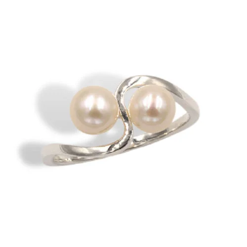 Double Pearl Ring Mounting