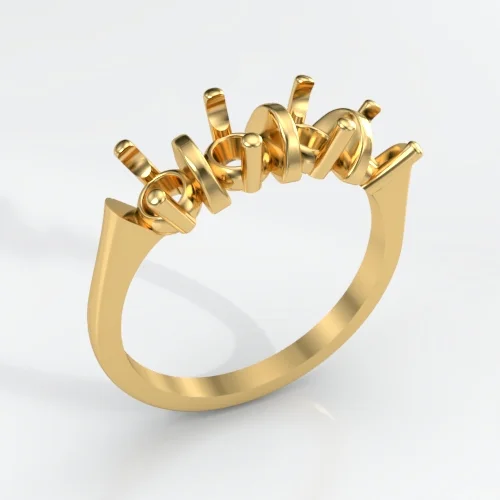Four Stone Mother's Ring Mounting