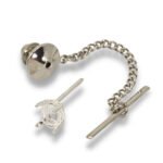 Oval Tie Tack and Back